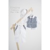  Piccolino Βαπτιστικό κοστούμι Francisco σε χρώμα  Blue-White